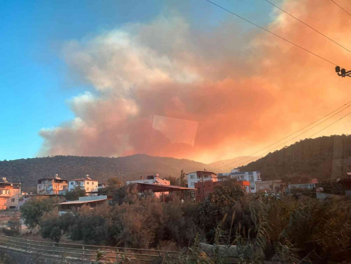 Mersin´de orman yangını: Havadan ve karadan müdahale için ekipler harekete geçti